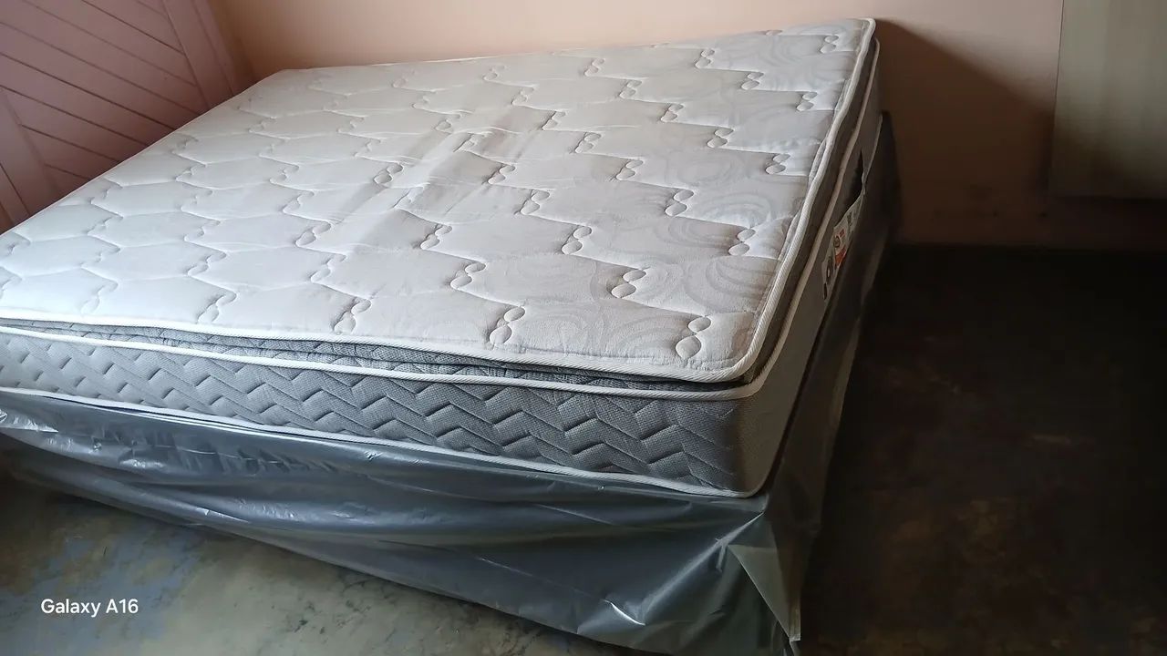Colchão casal orthocrim com box - Foto 2