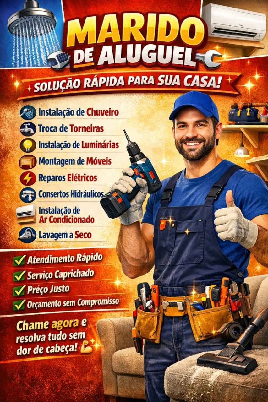 Prestador de serviços - Marido de aluguel
