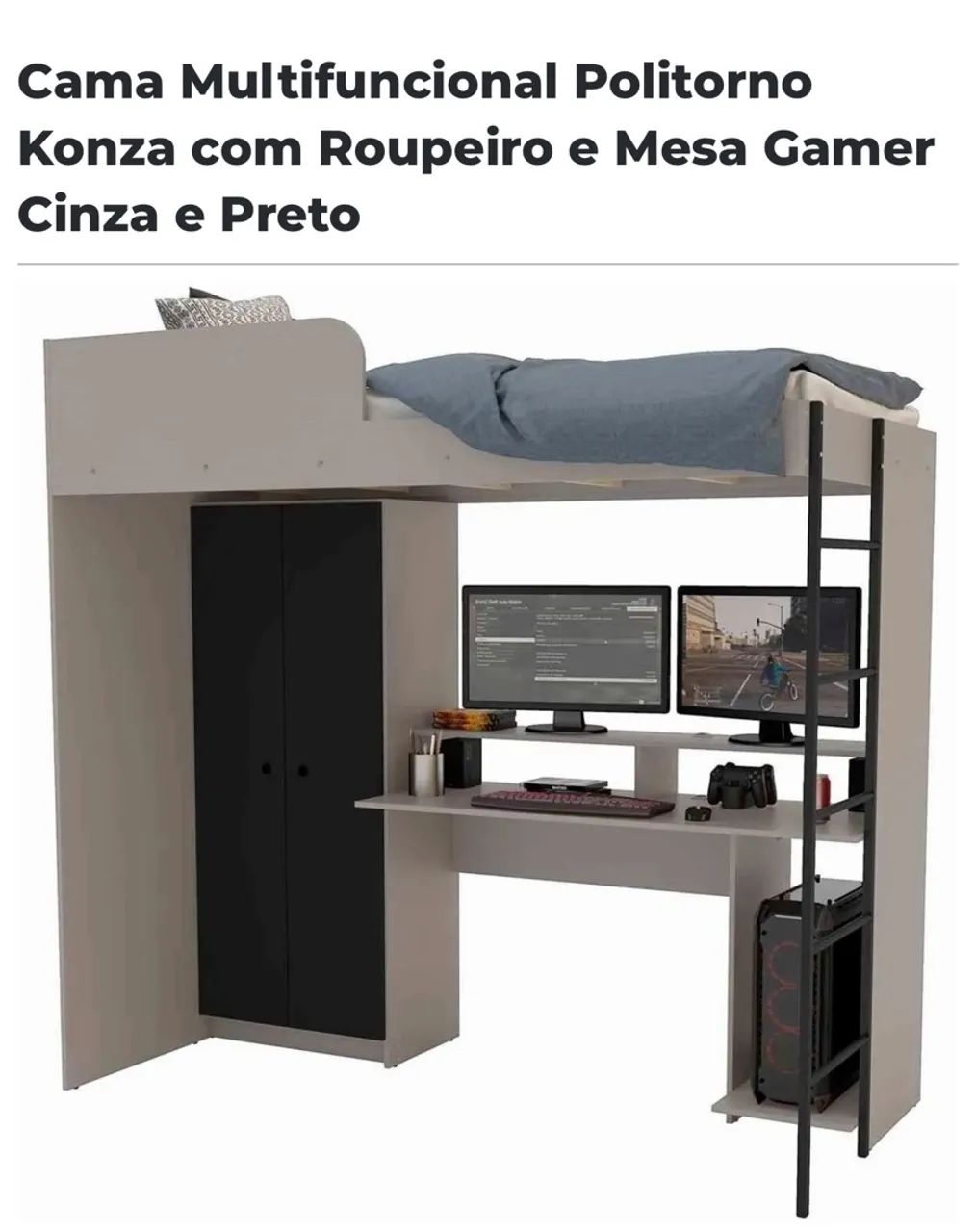Vendo cama multifuncional ideal para seu filho 