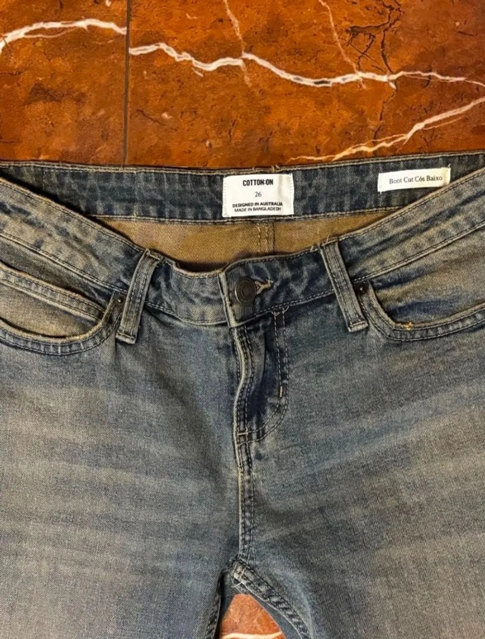 calça jeans bootcut cos baixo cotton on - Foto 2