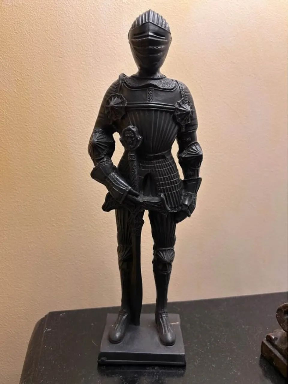 Soldado medieval com armadura