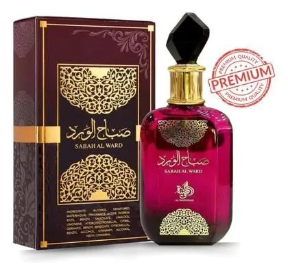 Perfume Árabe Sabah Al Ward feminino 100ml original