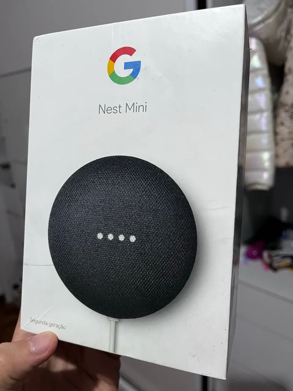 Google Nest Mini 2ª Geração Smart Speaker Carvão (Cinza Escuro