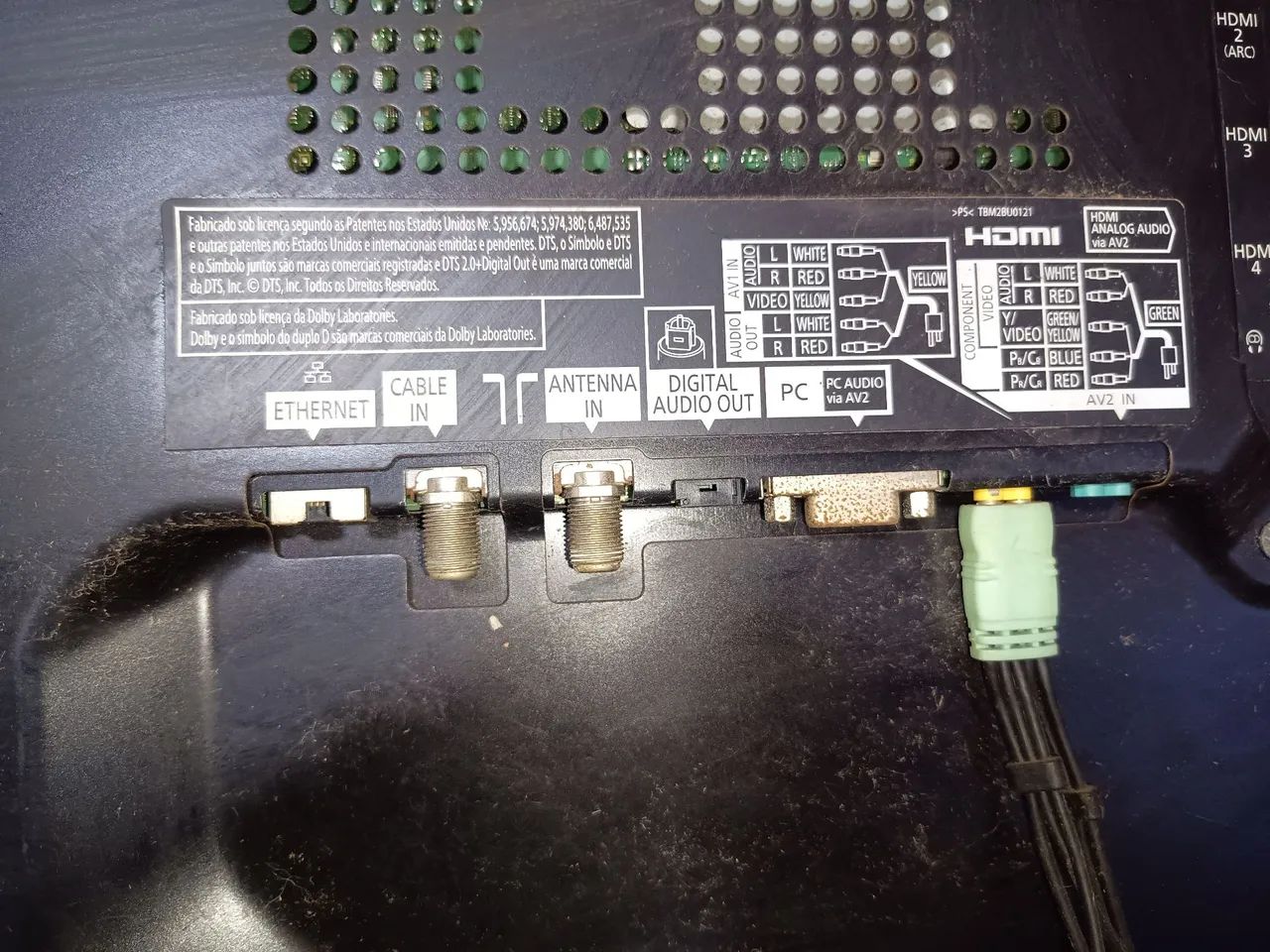 Tv Panasonic 42 polegadas Ld com conexão de rede cabo - Foto 3