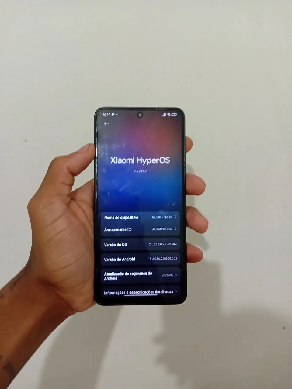 Vendo redimi note 13 250 gigas 