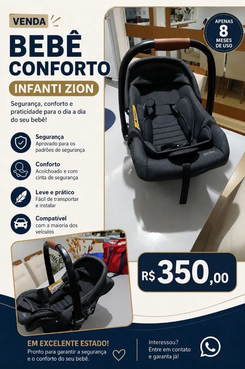 Bebe Conforto Infantil Zion