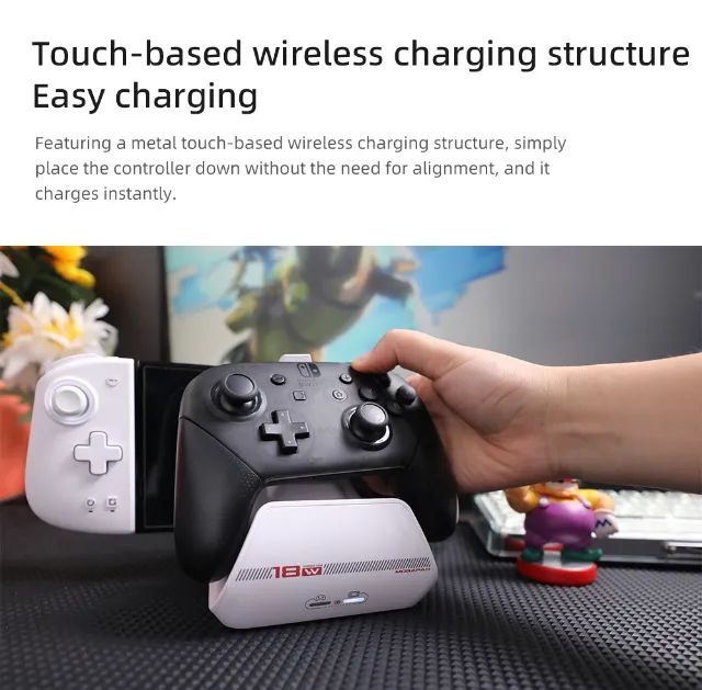 Charging Dock Mobapad A1 Nintendo Switch TV Carregamento Joy-Cons, Pro Controller HDMI USB