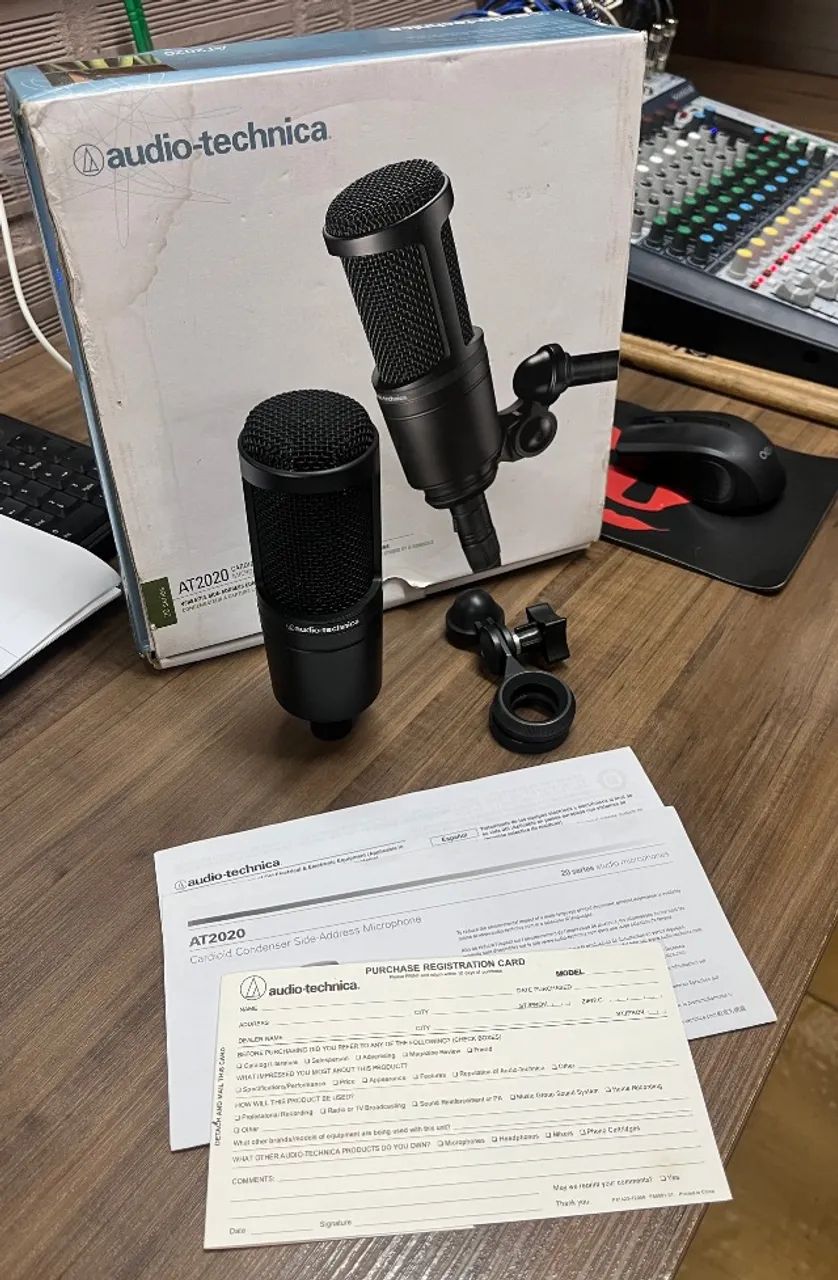 Microfone Audio Technica AT2020 - Foto 2