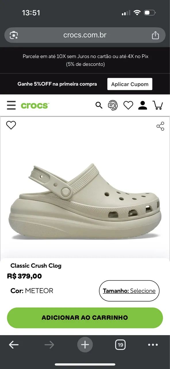Crocs Classic Crush Clog - Foto 2