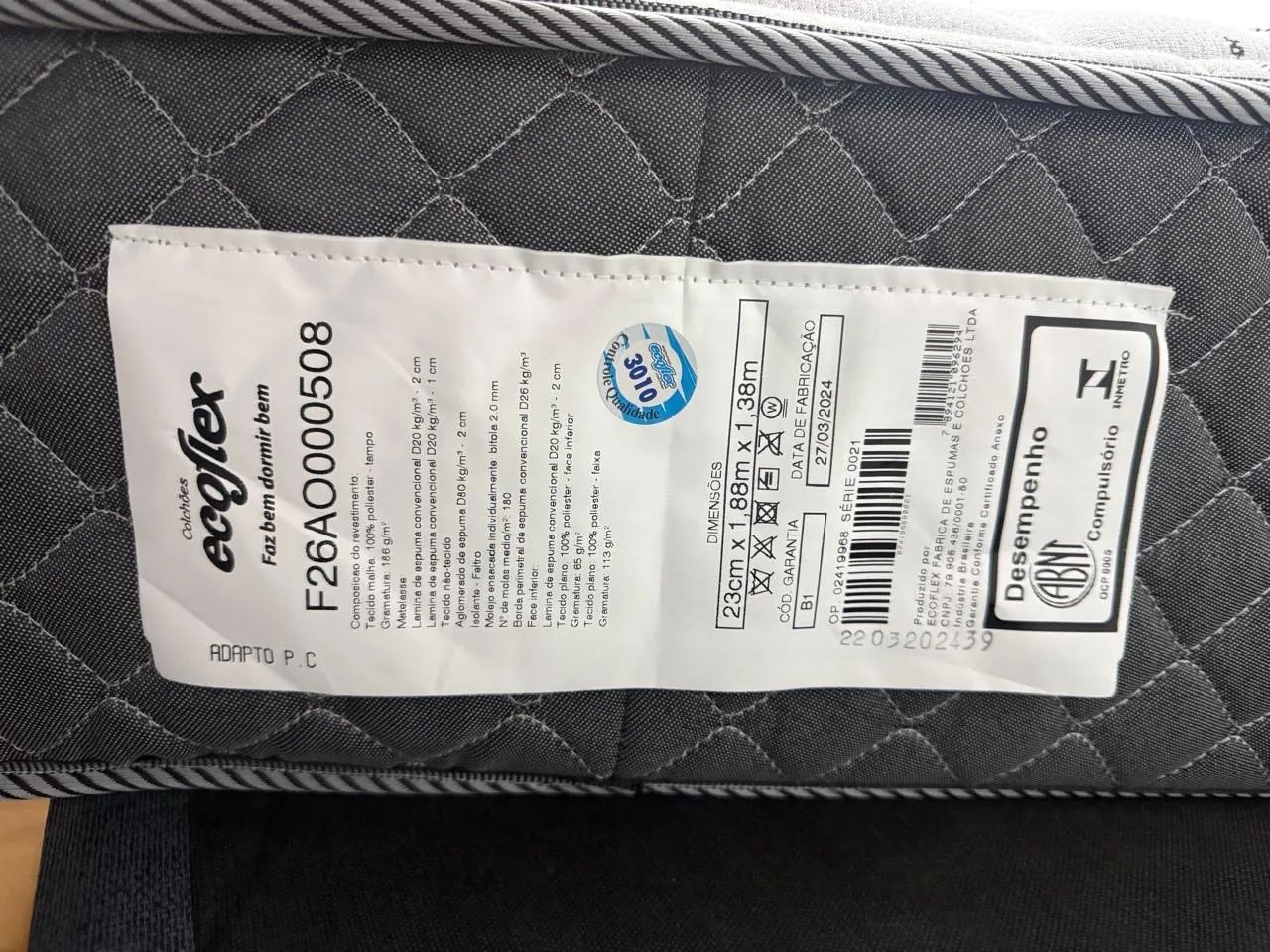 Vende-se Colchão com Base novo  - Foto 4