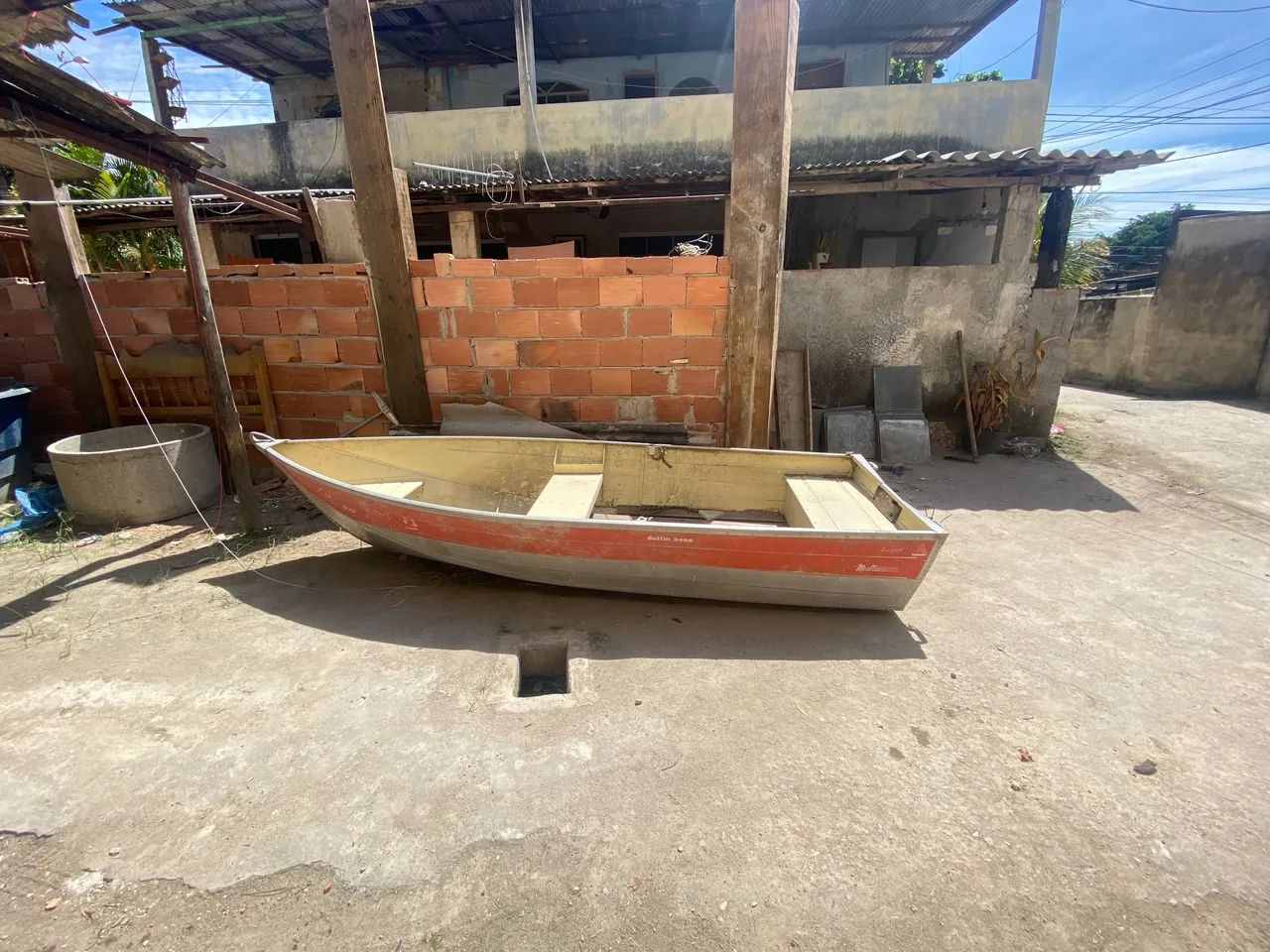 ? BARCO DE ALUMÍNIO À VENDA - ÓTIMO ESTADO - Foto 3