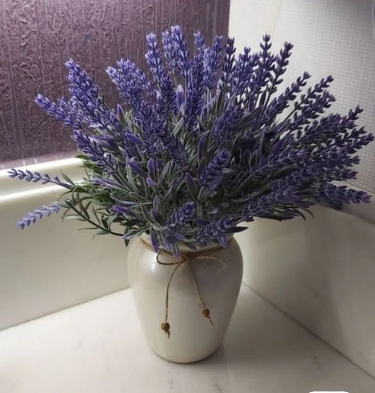 Vaso de lavanda artificial  - Foto 2