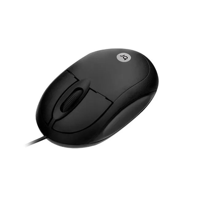 Mouse Usb com fio Standard Preto Bright - Foto 2
