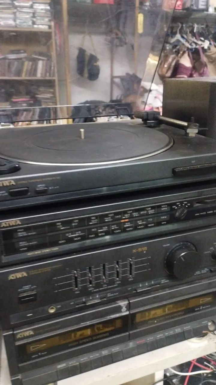 Toca discos AIWA 3 em 1 só colocar agulha - Foto 4