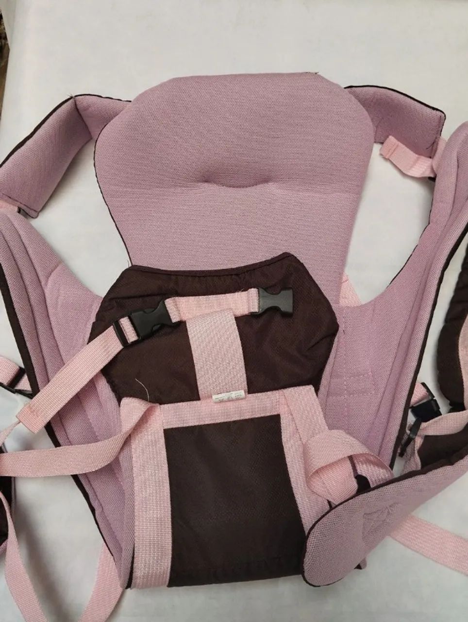 Canguru Jadobo para bebê marrom e rosa - Foto 5