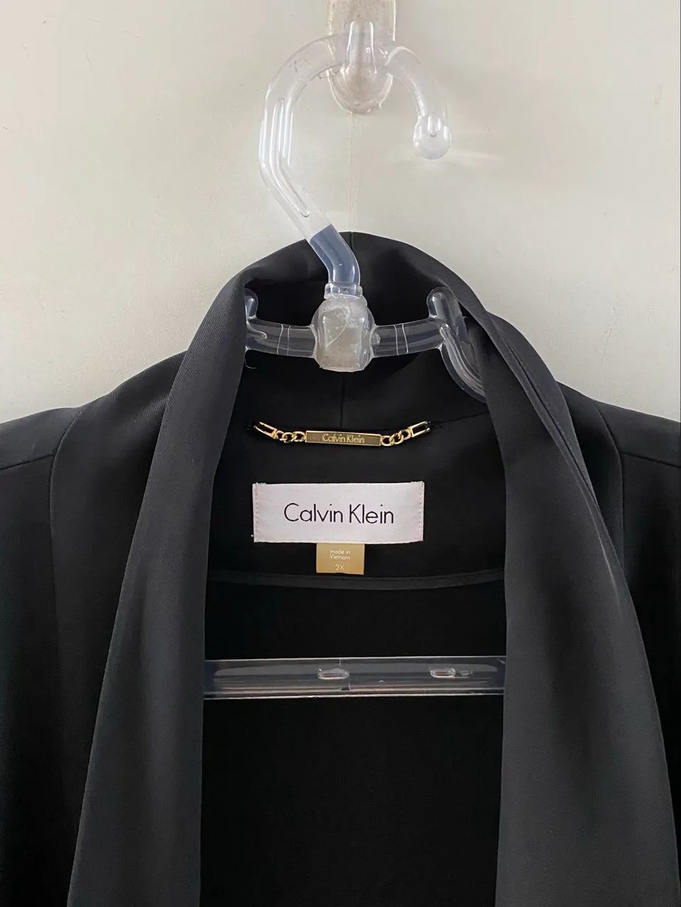 blazer CALVIN KLEIN preto 2x - Foto 2