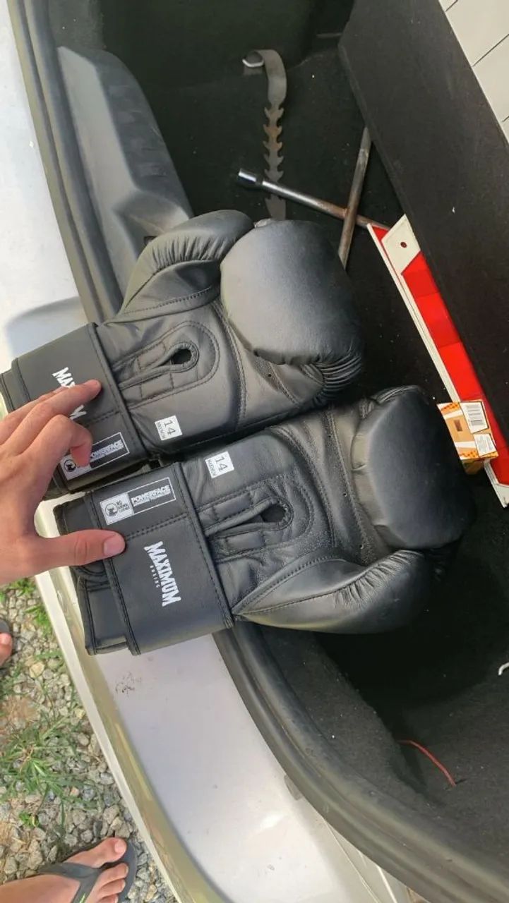 Luva de Boxe Maximum Boxing 14oz - Estado de Nova - Foto 4