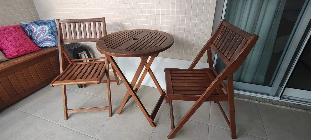 Conjunto mesa e cadeiras varanda - Foto 4