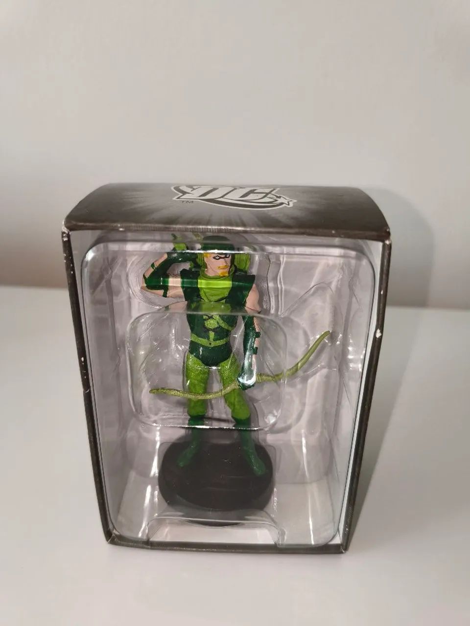 Miniatura Arqueiro Verde Eaglemoss DC #07 + Caixa + Fascículo - Foto 3