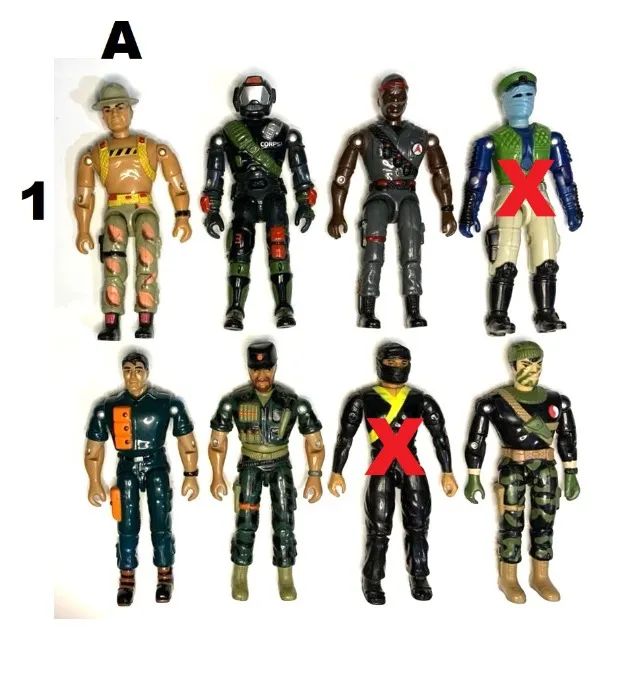 Figuras Lanard Corps Escala Comandos em Ação Gi Joe Importadas Vintage Action Figure - Foto 4