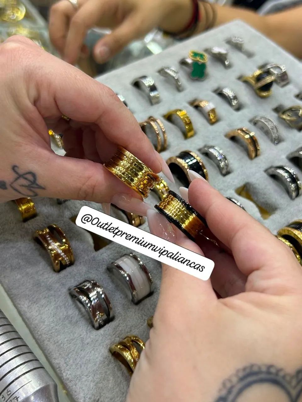bvlgari anel Aliança bzero1 de luxo - Foto 2