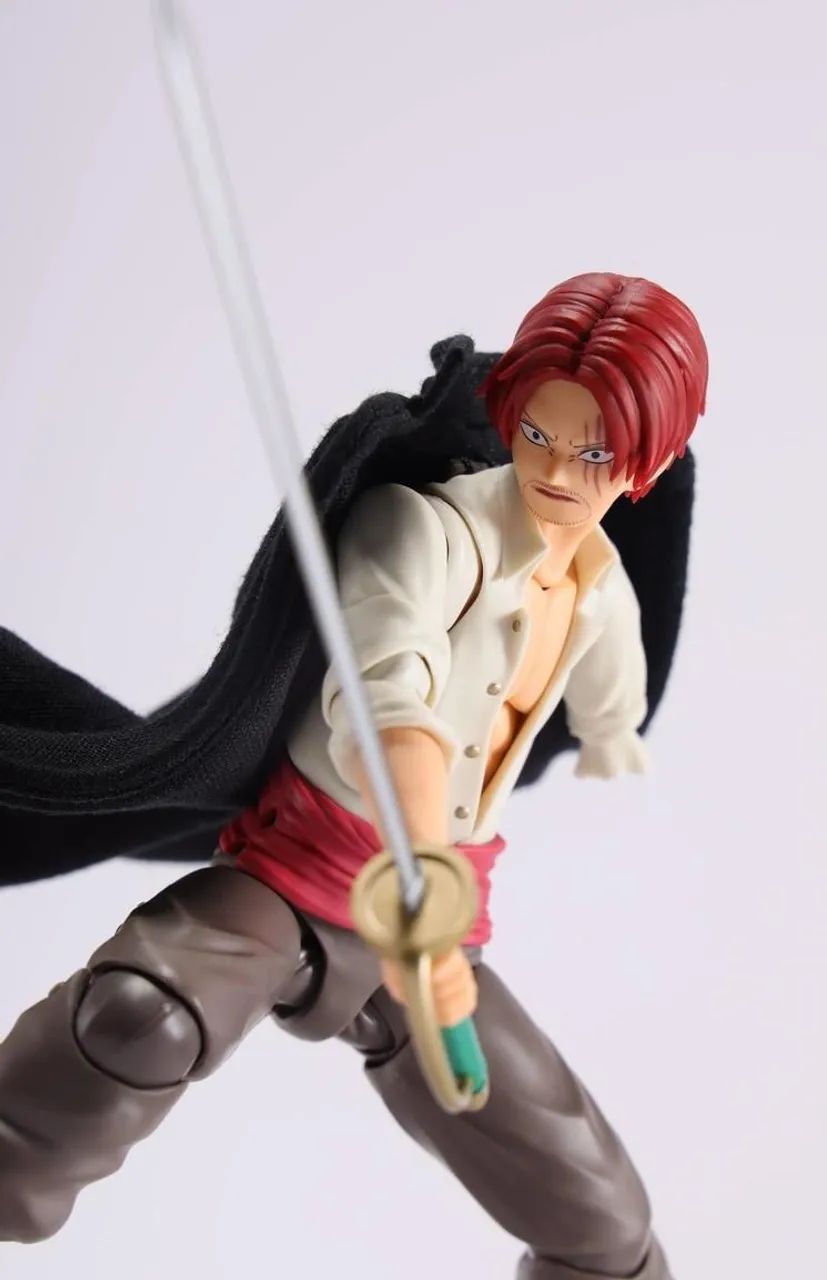 Shanks & Monkey D. Luffy Childhood - One Piece - S.H.Figuarts Bandai - NOVO<br><br> - Foto 5