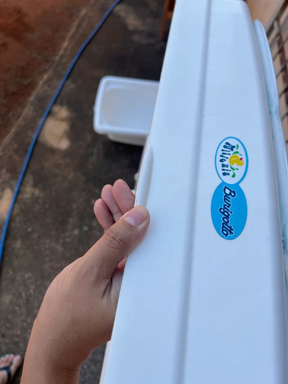 Banheira de bebê com trocador 