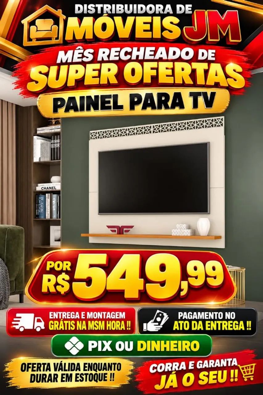 Painel para tv  - Foto 4