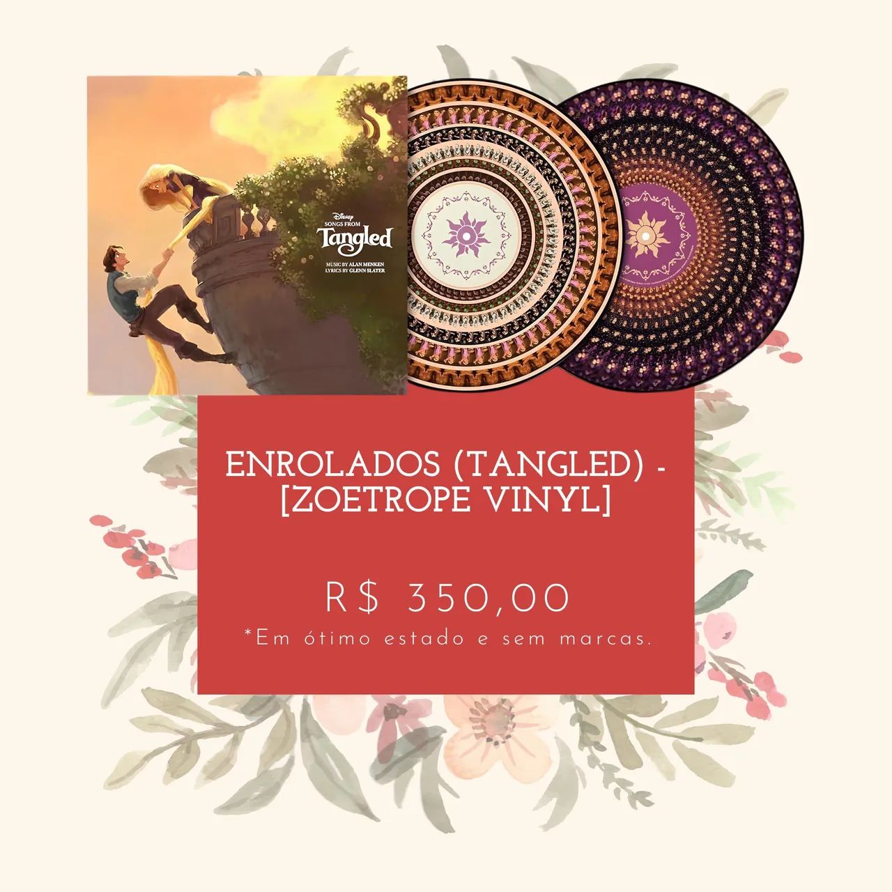 VINIL ENROLADOS (TANGLED) - [ZOETROPE VINYL]