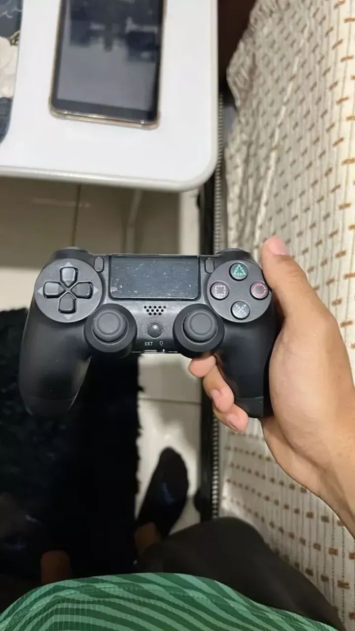 ? Controle PS4 Sem Fio Compatível com PC ? DualShock + Cabo USB - Foto 3