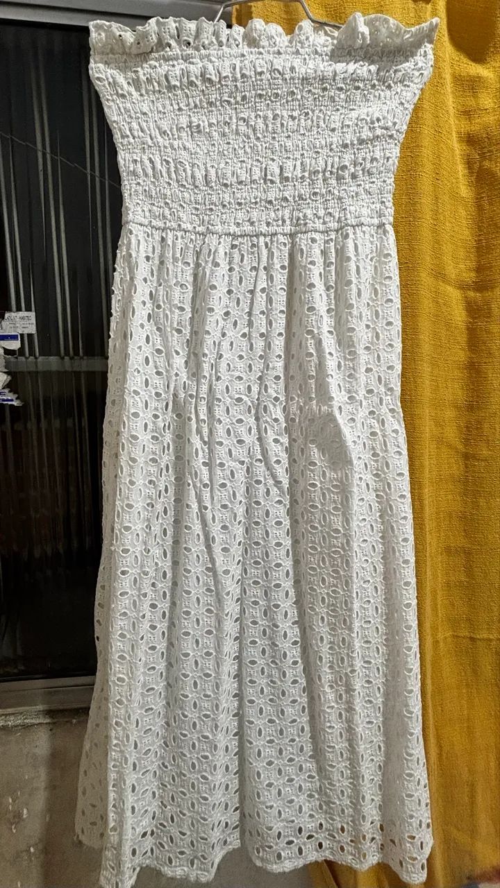Vestido Branco Rabbitohs Midi  - Foto 3