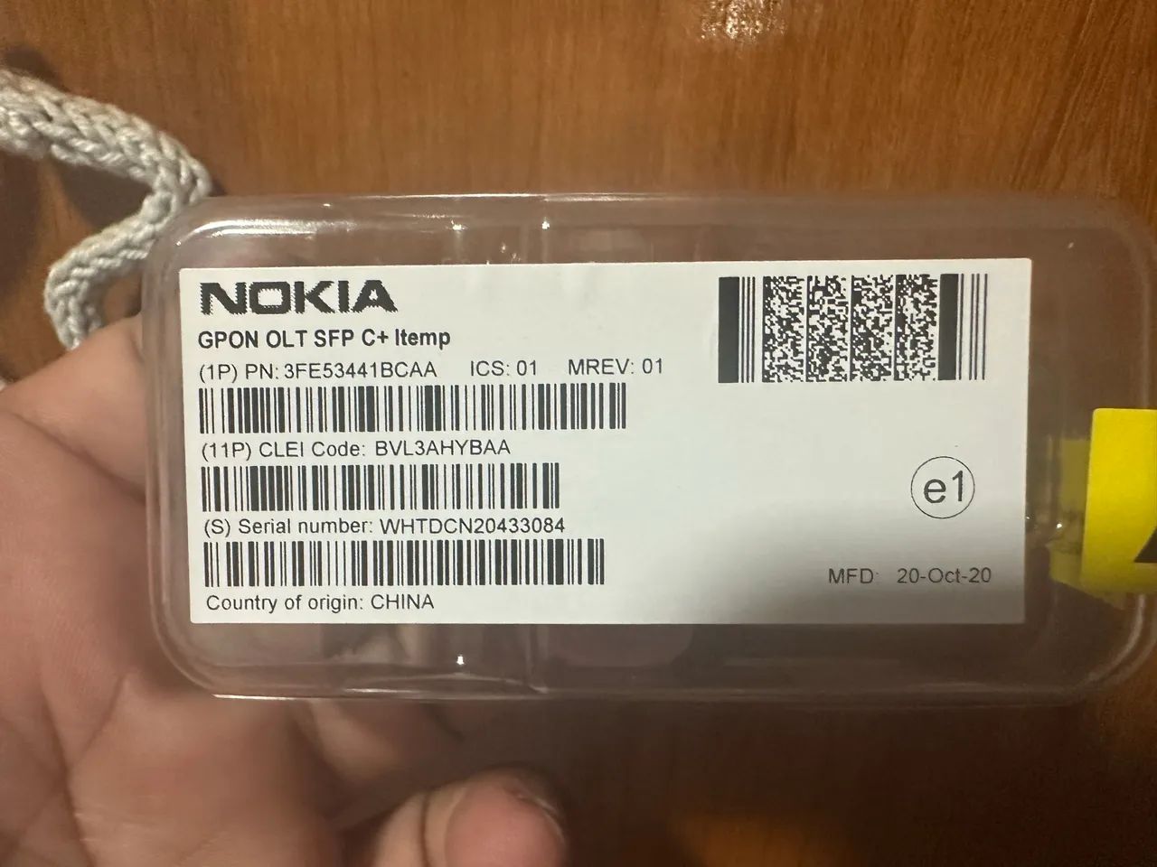 Gbic Gpon para Olt Classe C+ Nokia 