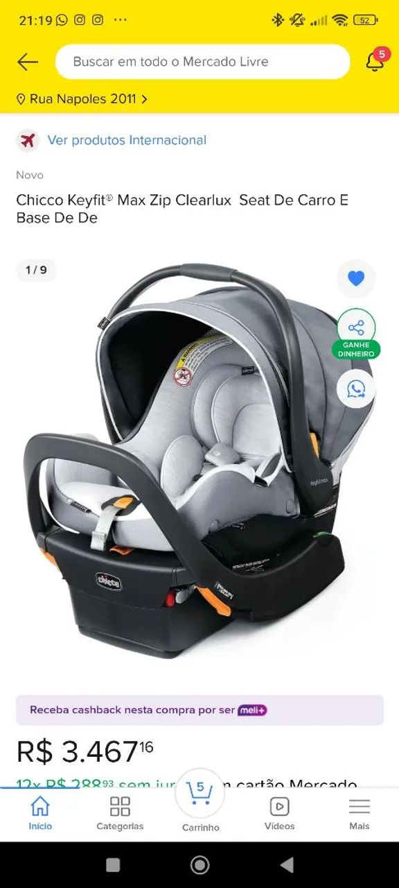 Bebê conforto CHICCO - Foto 5