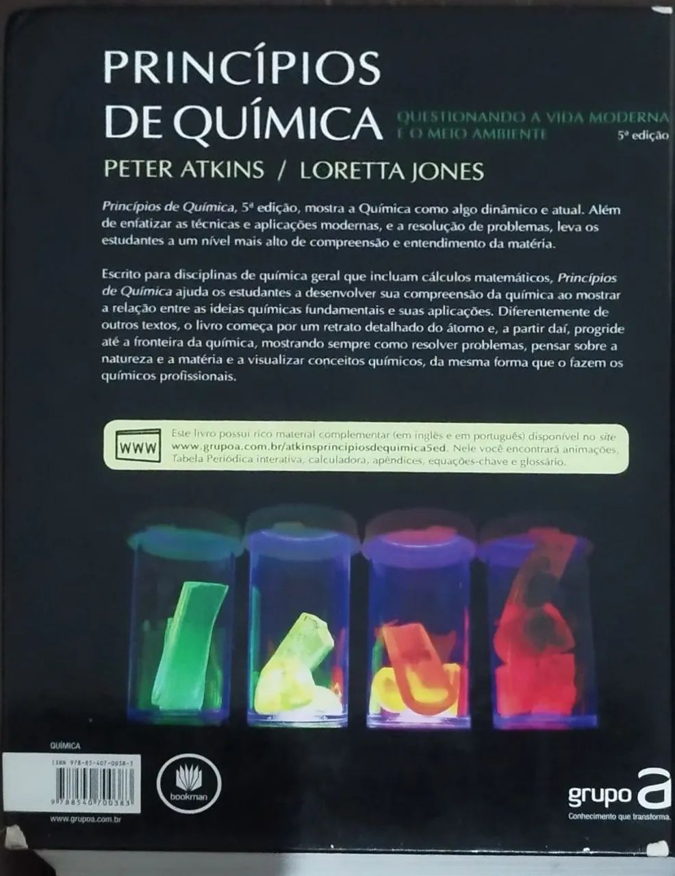 Livro de química princípios de química -Atkins & jones - Foto 3