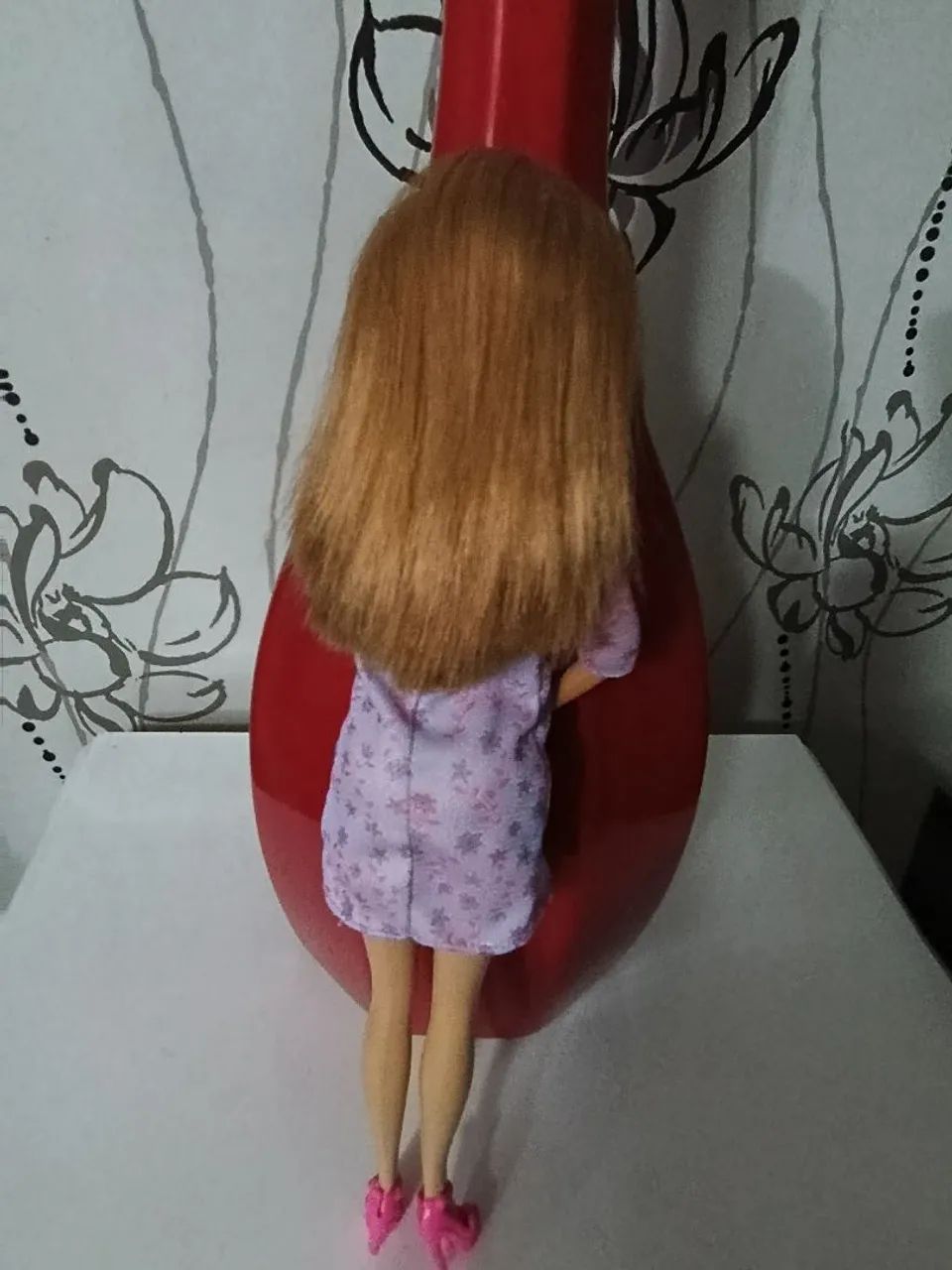 Boneca Barbie grávida com barriga e BB  - Foto 4