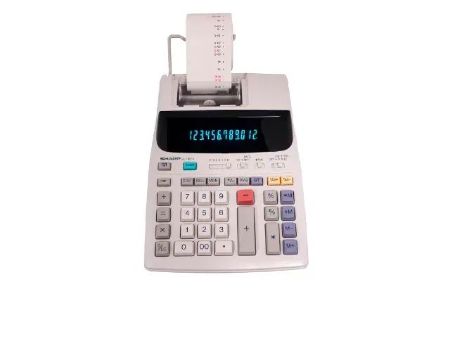 Calculadora de bobina Sharp EL 1801 (Somente 480,00)