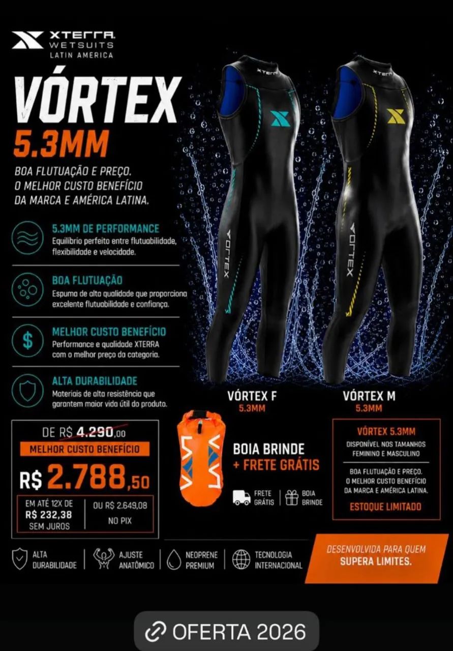 Wetsuit X Terra Vortex 5mm - Foto 3