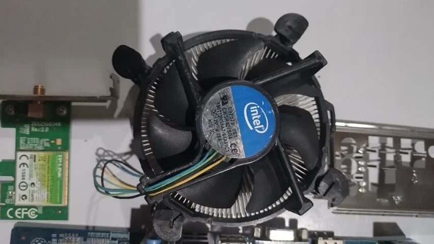 Kit informática placa mãe, processador, memória, cooler - Foto 2