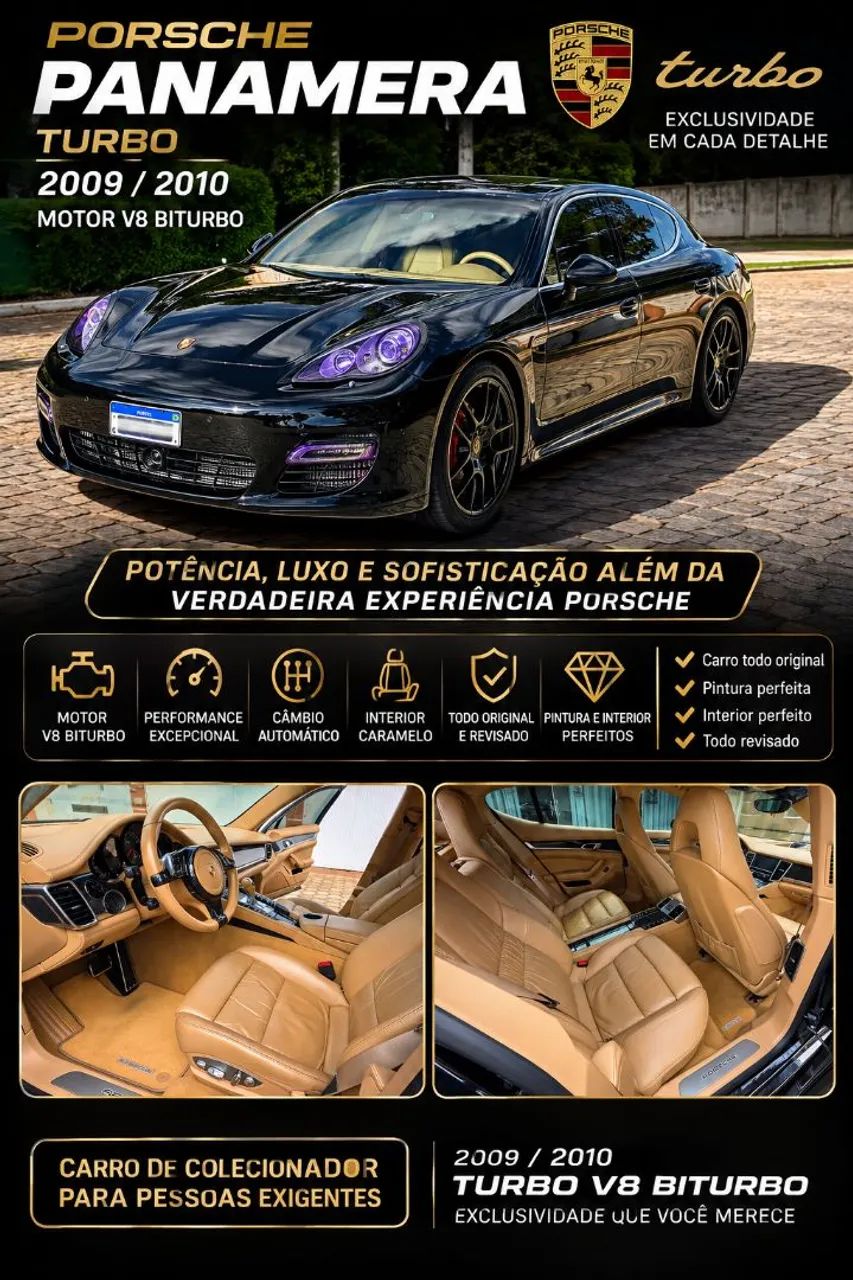 Porsche Panamera Panamera Turbo 4.8 500cv/520cv 2010
