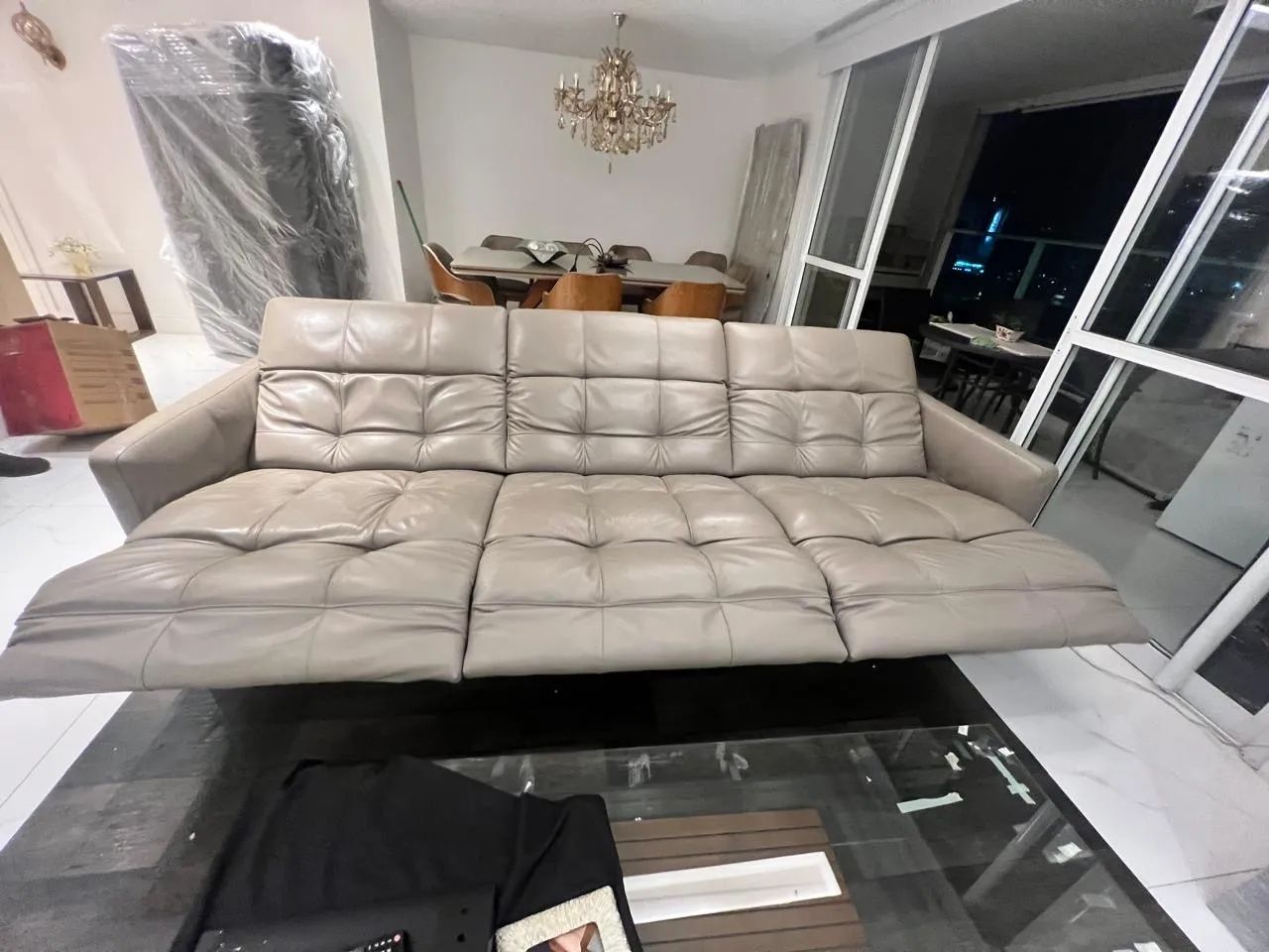 Sofá Natuzzi elétrico em couro.  - Foto 4