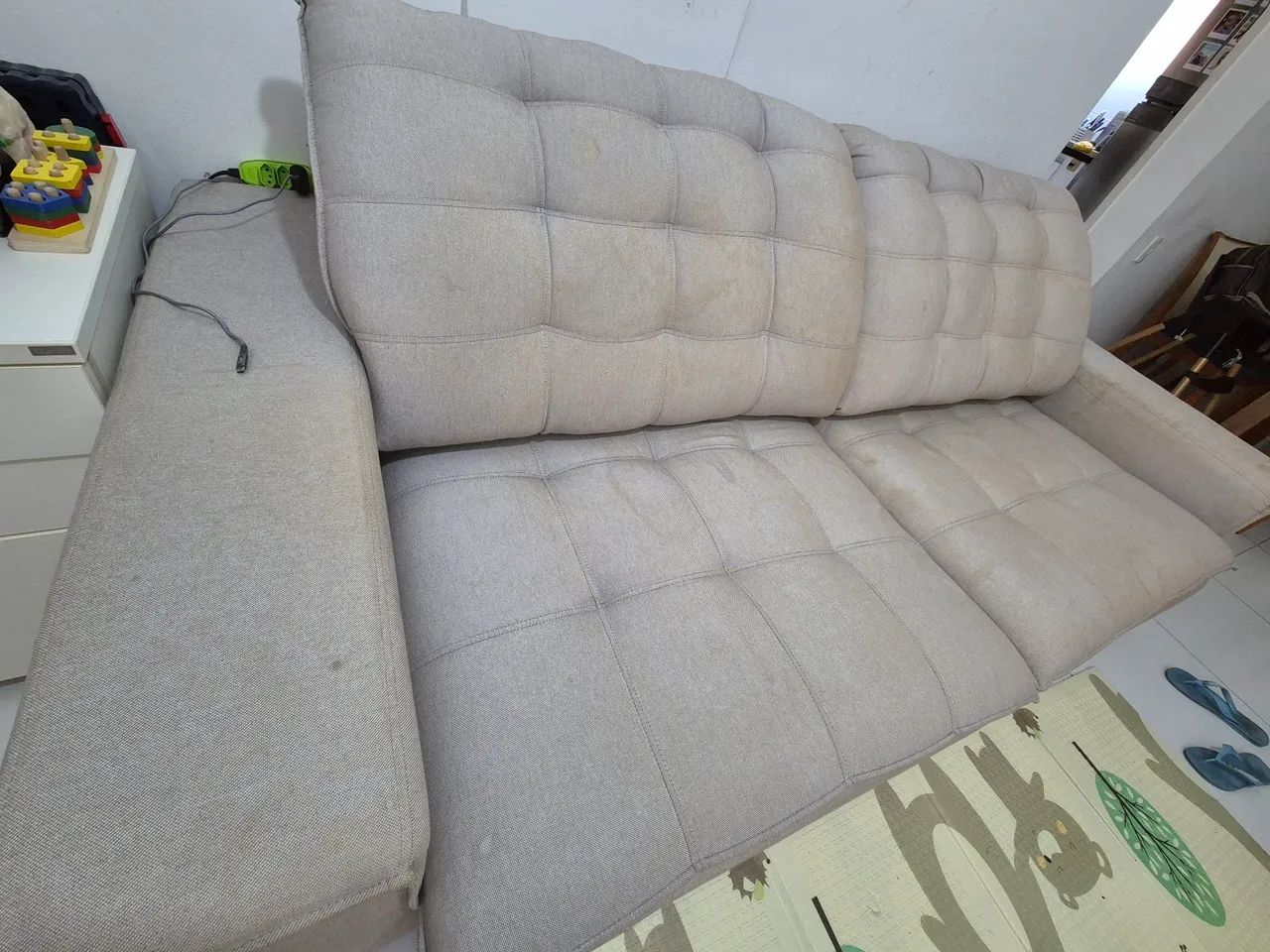 Sofá Cama Reclinável 2,20 Oficina Designer  - Foto 2