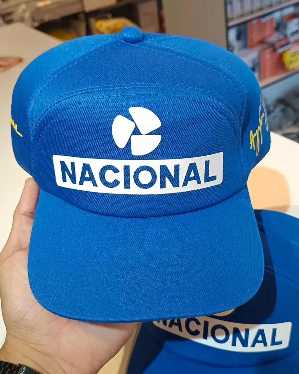 BONÉ BANCO NACIONAL - AYRTON SENNA - Foto 4