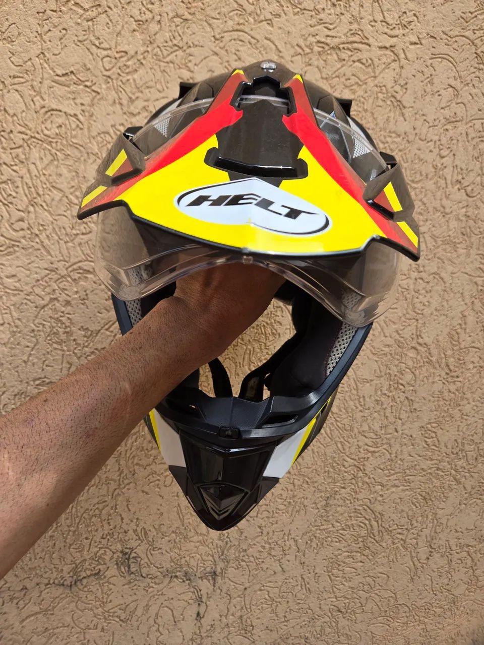 Capacete helt tipo motocross  - Foto 2