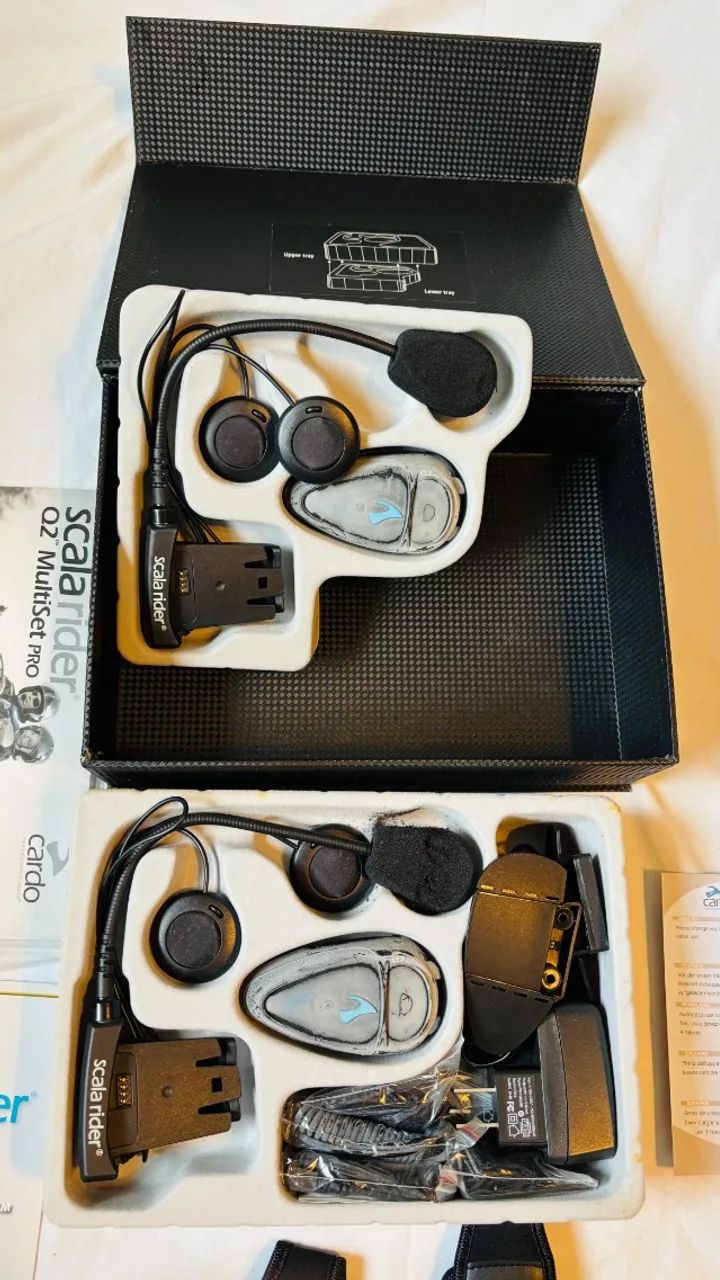 6 Intercomunicador - Cardo - Q2 MultiSet PRO (Nunca usado, ele tem 2 HEADSETS incluso) - Foto 6