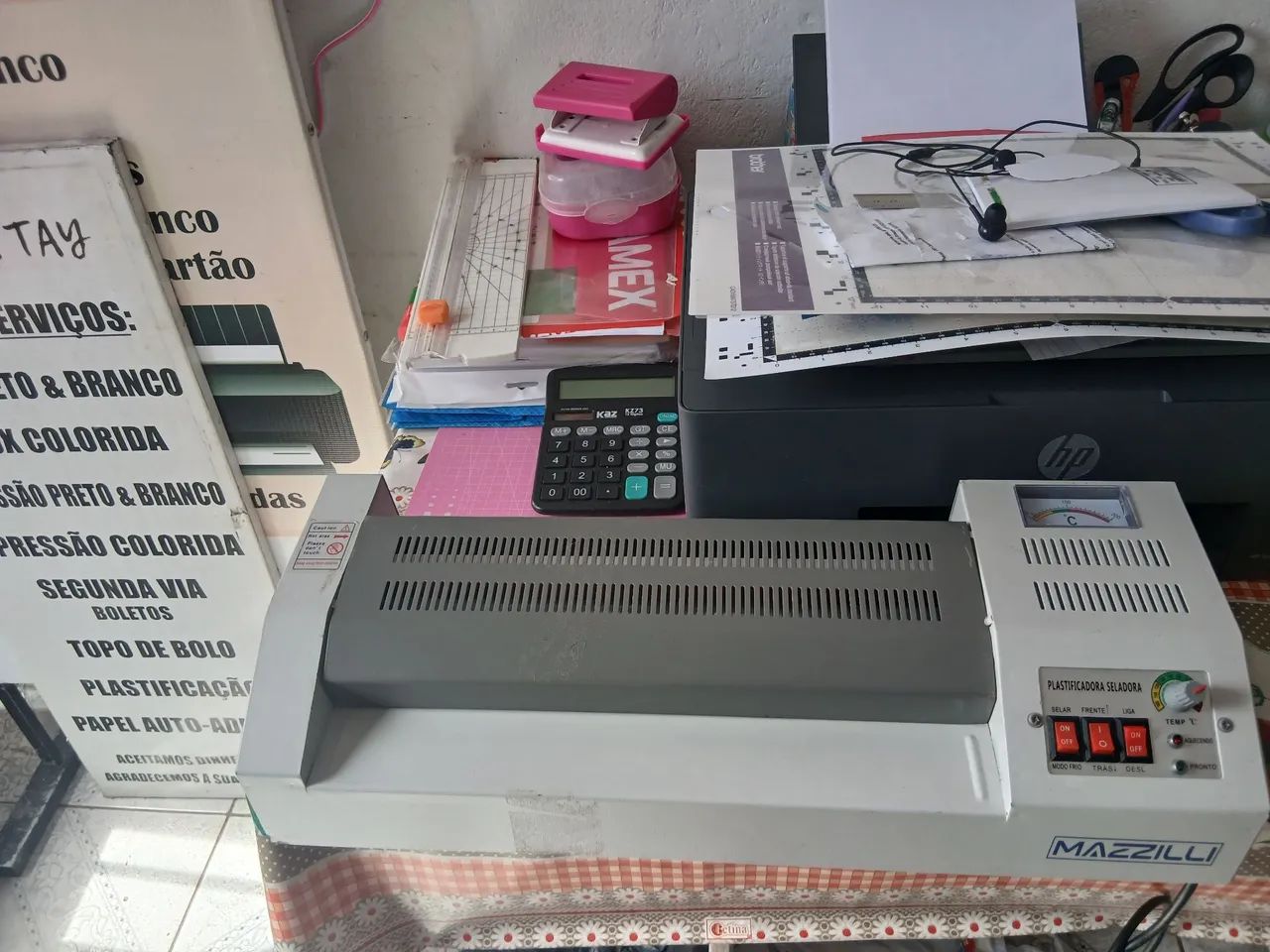 Plastificadora e laminadora  - Foto 2