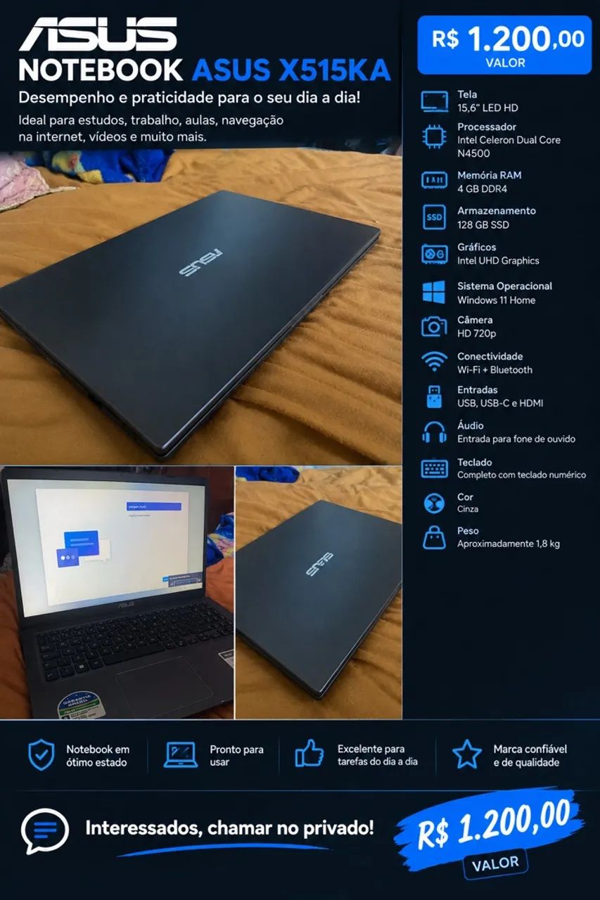 Notebook asus