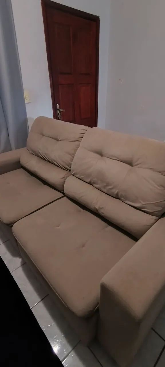Sofá Retrátil 2,10m - 2 Lugares, Confortável e Espaçoso - Foto 3
