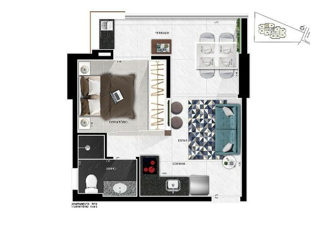 Up Side Paulista, apartamentos de 2 e 1 dormitório, com vaga. Imperdível! - Foto 4
