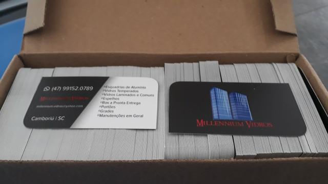 Cartão de Visita Verniz Localizado - Foto 4