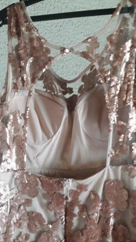 Vestido sereia no paetê bordado - Foto 3